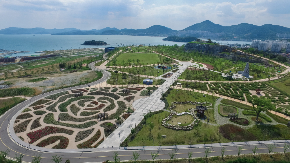 여수시립박물관 건립 예정지인 웅천동 이순신공원.