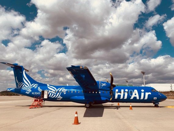 하이에어 ATR 72-500 항공기.