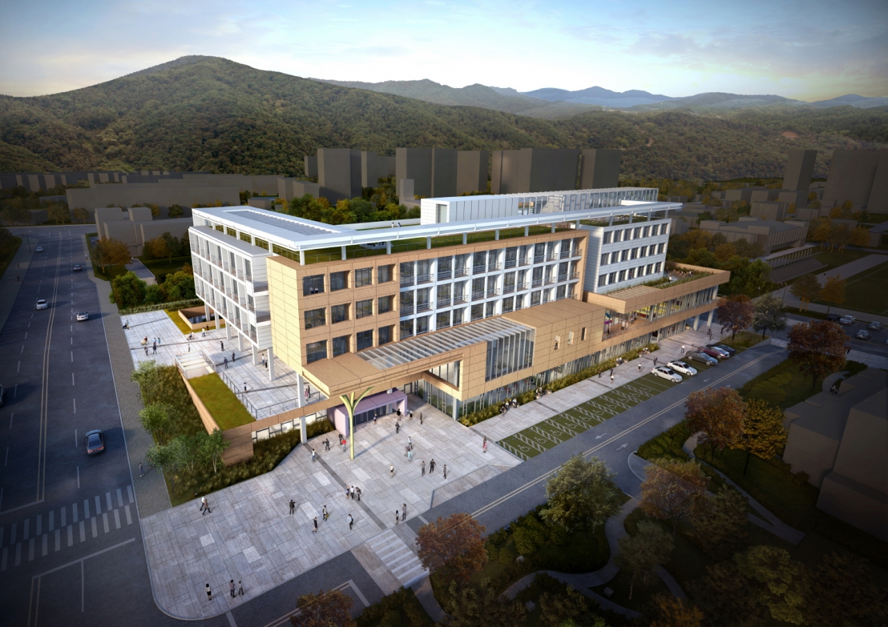 2020년 11월 공사에 들어가 2022년 11월 완공 예정인 전남권역 재활병원(조감도).