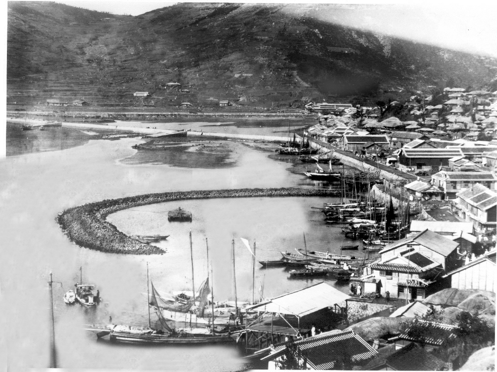 1910년대 ‘여수 구항’의 모습.