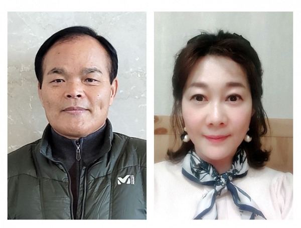 왼쪽부터 보도국 김승모(보도본부장), 서여신(문화부/기자).