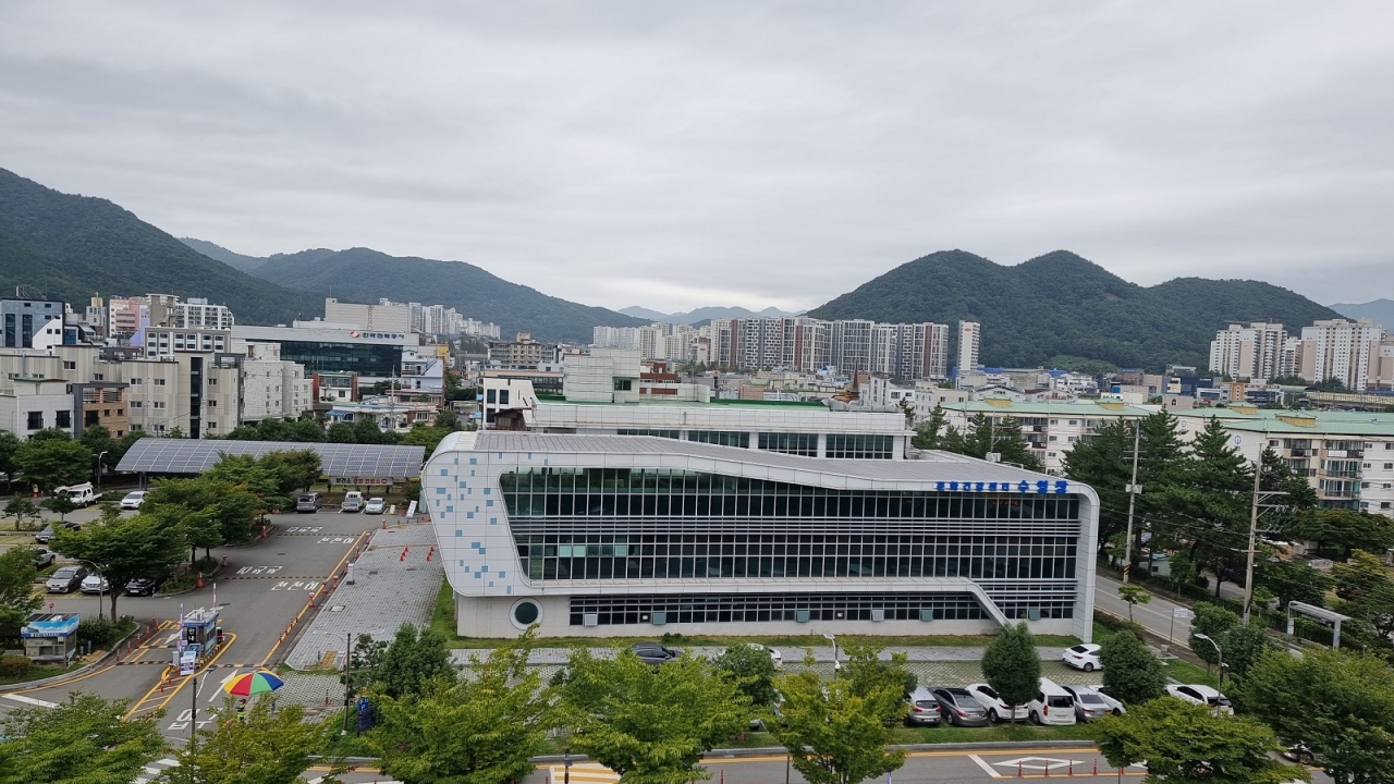 순천시문화건강센터 수영장.